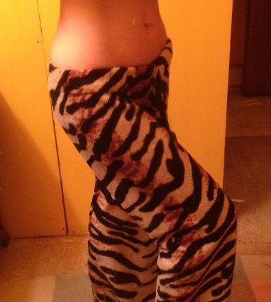 Me in my "animal print pants out of control 