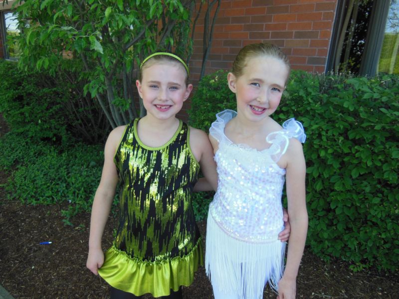 My girls at their dance recital 