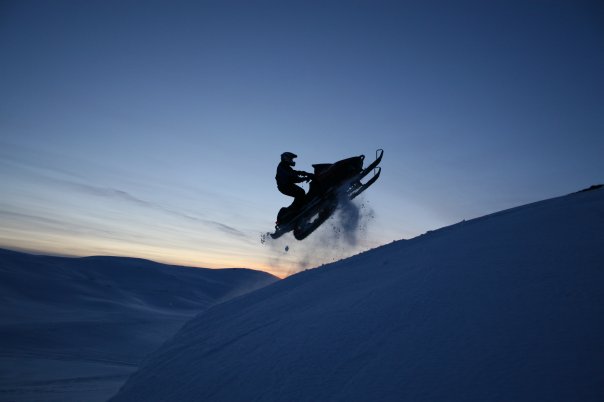 MaxMekker on Snowsled :)
