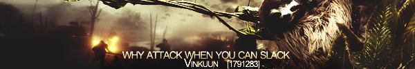 Why attack when you can slack